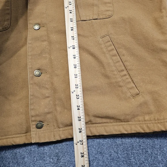 Vintage 90s Cabelas Sherpa Lined Vest Size XL Canvas Duck Canvas NUBUCK Trim WOW - Picture 14 of 14